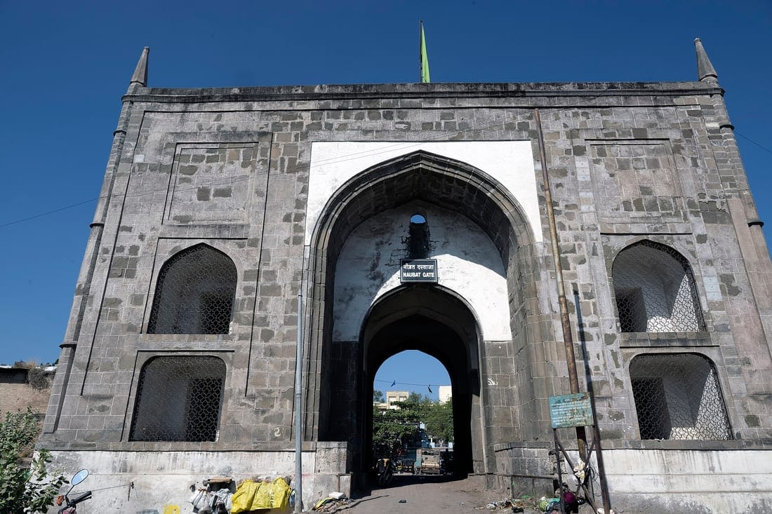Naubat Gate, Chh. Sambhajinagar (Aurangabad) - one of the city's 52 historic gates, on the central side close to the Samarth Nagar / Adalat Road residential pocket Shaats Electrical serves