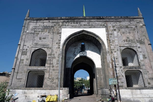 Naubat Gate, Chh. Sambhajinagar (Aurangabad) - one of the city's 52 historic gates, on the central side close to the Samarth Nagar / Adalat Road residential pocket Shaats Electrical serves