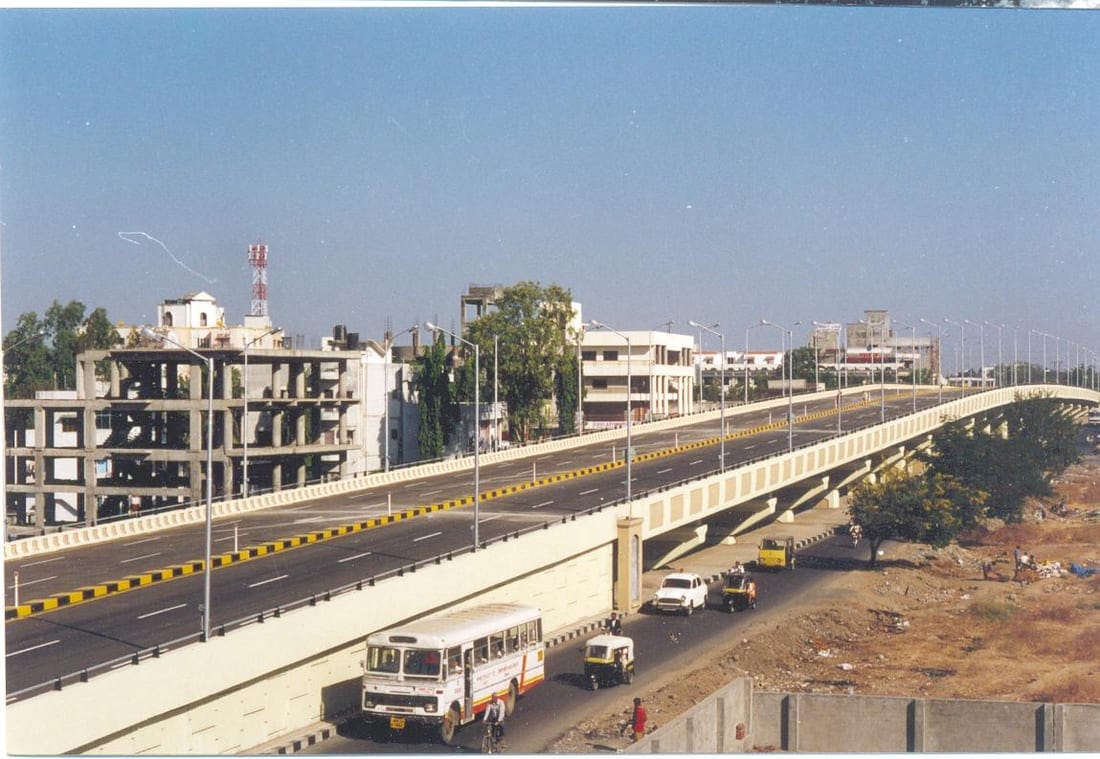 Seven Hills Flyover on Jalna Road, Chh. Sambhajinagar (Aurangabad) - the major flyover landmark adjacent to the Ulkanagari residential pocket