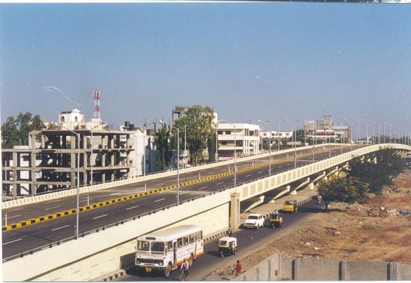 Seven Hills Flyover on Jalna Road, Chh. Sambhajinagar (Aurangabad) - the major flyover landmark adjacent to the Ulkanagari residential pocket