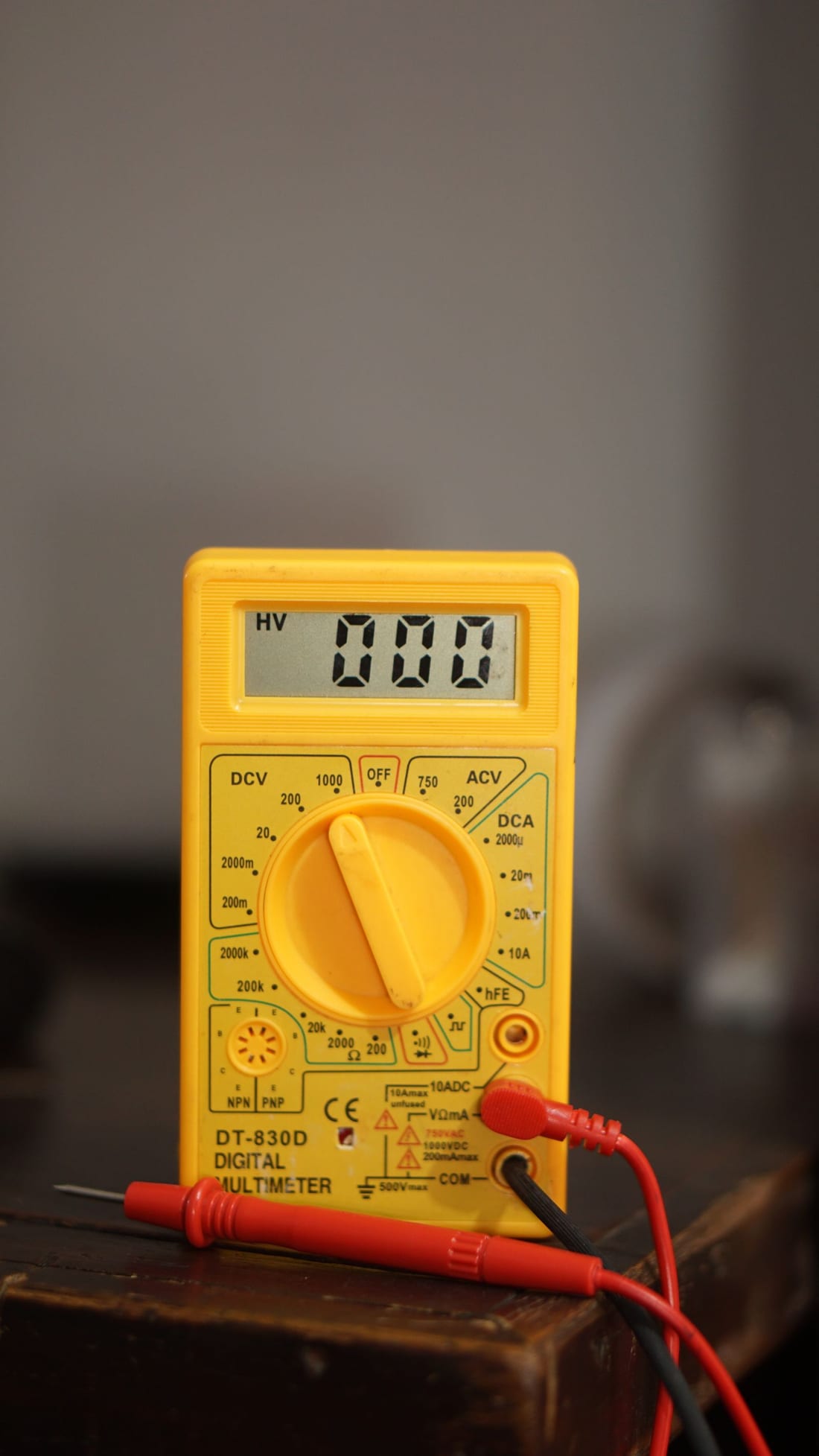 Digital multimeter with test probes - the calibrated instrument used for earth resistance measurement per IS 3043 during industrial earthing audits in MIDC factories, Chh. Sambhajinagar (Aurangabad)