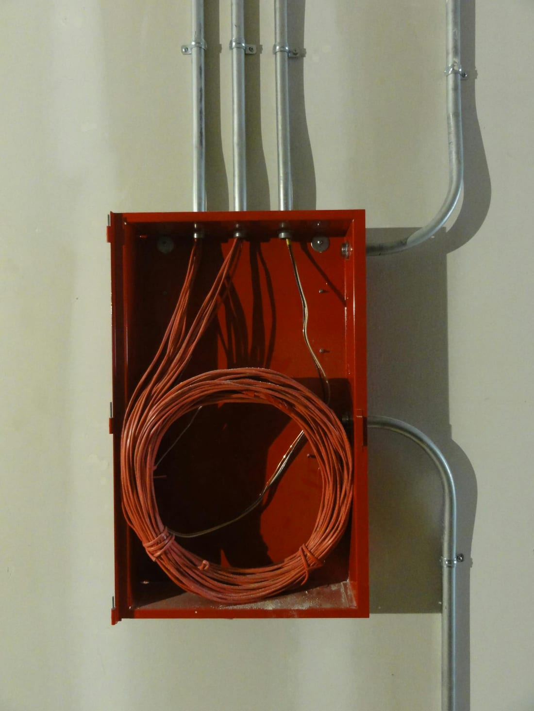 Electrician setting up a distribution board for a new shop or office - commercial electrical setup and cost guide by Shaats Electrical, Chh. Sambhajinagar (Aurangabad)